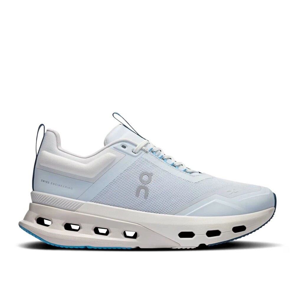 ON WOMEN'S CLOUDNOVA X RUNNING ATHLETIC‎ SHOES NIAGARA BLUE NWOB 8.5